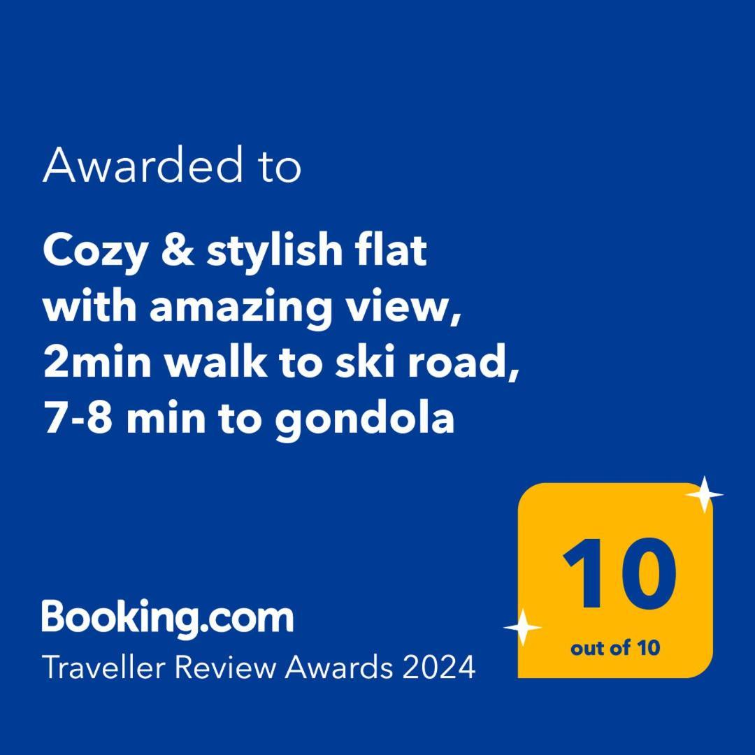 Cozy & Stylish Flat With Amazing View, 2Min Walk To Ski Road, 7-8 Min To Gondola Bansko Pokoj fotografie